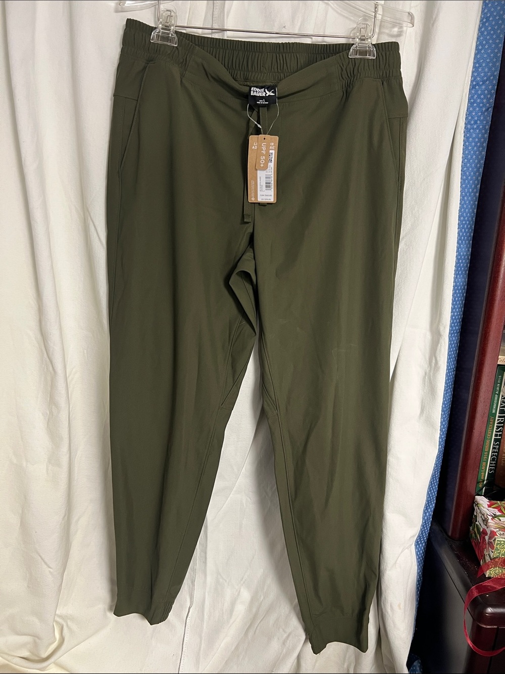 Eddie Bauer Olive Green Men's Jogger Pants